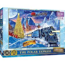 Free click & collect | uk free delivery over £40. Masterpieces Inc The Polar Express 100 Piece Glow In The Dark Jigsaw Puzzle Target