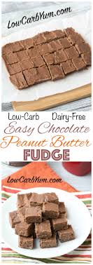 A Quick And Easy Low Carb Dairy Free Chocolate Peanut Butter Fudge Recipe This Delicious Tre Recette Caramel Desserts Faibles En Glucides Caramels Au Chocolat