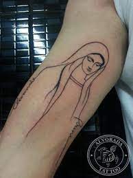 Virgin Mary Tattoo By Jessica Paixao Mary Tattoo Tattoos Virgin Mary Tattoo