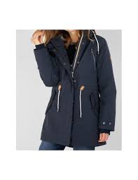 La parka pour femme a fait son entrée il y a quelques années avec la parka kaki, dite parka militaire. Parka Impermeable Femme Bermudes Berine Bleu Marine