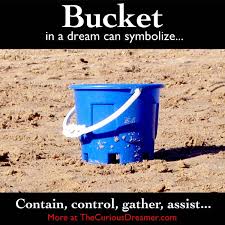 In A Dream A Bucket Can Represent More At Thecuriousdreamer Dreammeaning Dreamsymbol Dream Symbols Best Bucket List Dream Meanings