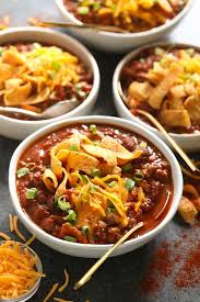 For the crust, use 120 grams of graham crackers, or whatever cracker you like, with 50 grams of melted unsalted butter. The World S Best Chili Recipe 5 Star Beef Chili Fit Foodie Finds