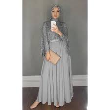 Terakhir, selain untuk kondangan, model baju ini juga bisa banget dipakai sebagai outfit kasual santai bisa, kondangan juga bisa via id.pinterest.com jadi, untuk datang ke sebuah kondangan, kamu nggak perlu pusing lagi akan memakai baju apa. Reofst Busana Muslim Gamis Murah Gaun Pesta Muslimah Baju Pesta Wanita Kondangan Mewah Chikita Shopee Indonesia
