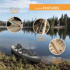 One top mount fishing rod holder. Lifetime Tamarack Angler 10 Ft Fishing Kayak Paddle Included 90508 Walmart Com Walmart Com