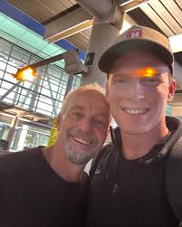 Saying goodbye to our boy as he heads off to BC for a year to do  firefighting. So proud of him.