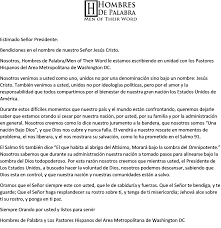 Maybe you would like to learn more about one of these? Carta Al Presidente Espanol