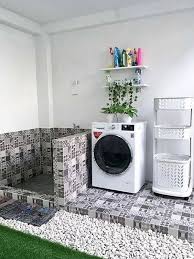 Tempat cuci (laundry room) dan tempat jemur rumah minimalis tipe 36/72. 15 Dekorasi Tempat Wudhu Di Rumah Yang Menginspirasi Sisiruang