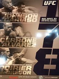 Ufc 178 Poster Conor Mcgregor Vs Poririer Johnson Vs Cariaso Mgm Ufc Mgm Conor Mcgregor