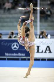 Liubov Charkashyna Perfect Camera Timing Hoop Suspended In Air Gymnastics Photography Female Gymnast Gymnastics Photos