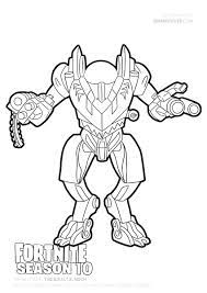 18 free printable fortnite coloring pages | season 10, drift, llama, skull trooper. How To Draw The B R U T E Mech Fortnite Season 10 Draw Coloring Home