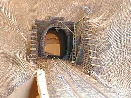 Tunnel Portal Under Construction Model Railroad Model Trains Model Train Scenery