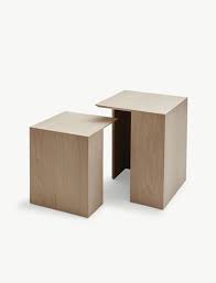 Building Table Low In 2020 Side Table Block Table Geometric Table
