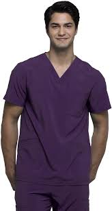 Most people report that the scrubs fit pretty well although they generally fit people who are bit slimmer a little better. Amazon Com Cherokee Infinity Men S V Neck Scrub Top Clothing