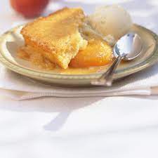 Maple And Peach Pudding Cake Ricardo Recipe Maple Syrup Recipes Ricardo Recipe Pudding Cake