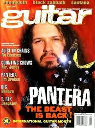 Dimebag Darrell* May/1994 Guitar magazine cover __  https://www.pinterest.jp/tchovy/dimebag-