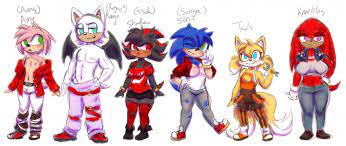 Sonic Genderbend Outfits WIP by sonics-tiddies -- Fur Affinity [dot] net