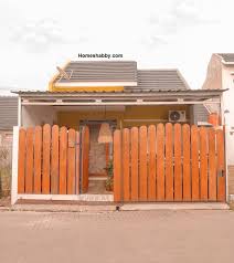 Desain yang sederhana pun bisa menampilkan kesan yang cantik. 6 Model Pagar Kayu Yang Minimalis Terbaik Tahun Ini Homeshabby Com Design Home Plans Home Decorating And Interior Design