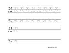 I've chosen to present the letters in groups that are formed in a similar manner (you'll find this is also, check out the cursive alphabet coloring pages for some fun cursive practice pages to compliment these worksheets. Free Printable Cursive Handwriting Worksheets