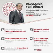 May 30, 2021 · ziya selçuk telafi eğitimi açıklaması milli eğitim bakanı ziya selçuk, bakü seyahati dönüşünde soruları yanıtladı. Cocuklarimizin Sinavla Ilgili Lehine Calismalar Yapilacak Son Dakika Haberleri