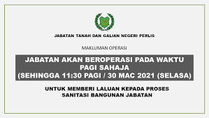 8 00 pagi 12 30 tengahari 2 00 petang 3 30 petang. Jabatan Tanah Dan Galian Perlis Posts Facebook