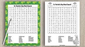 Patrick's day activities are a enjoyable way to learn about history and geography. Free Printable St Patrick S Day Word Search The Artisan Life