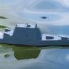 Cartoon model ddg zumwalt : 1