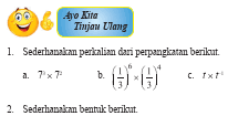 Dengan adanya pembahasan soal latihan 1.1 ini jangan malah membuat kamu menjadi malas untuk belajar. Kucni Jawaban Matematika Kelas 9 Halaman 19 20 Ayo Kita Tinjau Ulang Ilmu Edukasi