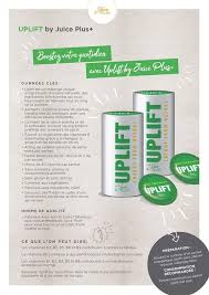 Uplift Aliments Complets Juice Plus Alimentation