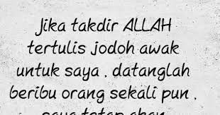 Andai engkau tahu betapa ku mencinta. Andai Jodoh Milik Kita Blogbabyshambles
