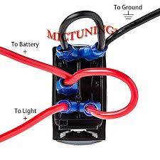 Amazon Com Laser Blue Rocker Switch Led Light Bar 20a 12v On Off Led Light All Atv Utv Off Road 4x4 Vehicles Trucks Jeep Su Trucks Automotive Electrical Jeep