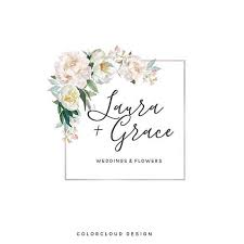 Flower Logo Design Florist Logo Premade Logo Flower Shop Logo Florist Logo Flower Logo Design Flower Logo