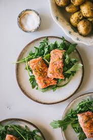 Marmalade And Rosemary Glazed Salmon Glazed Salmon Rosemary Glaze Baked Salmon