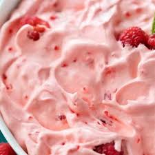 Most slavic people may find it strange eating something sweet with savory meat. Raspberry Fluff Jello Salad The Chunky Chef