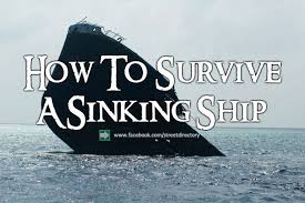 how to survive a sinking ship