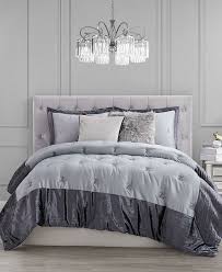 Black & white bedroom decor reveal. Juicy Couture Functional Glam Bedding Collection Reviews Bedding Collections Bed Bath Macy S