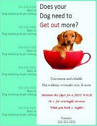 Dog Walking Flyer Ideas Unique 25 Dog Walking Flyers For Small Dog Sitting Businesses Dog Walking Flyer Pet Sitting Flyer Dog Walking