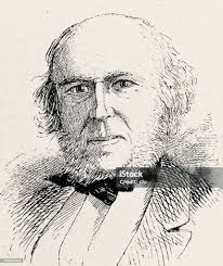 Herbert Spencer British Philosopher 18201903 Stock Illustration