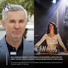 📰| Baz Luhrmann has revealed in a new interview that Prince had recorded  two songs for the film, The Great Gatsby, but he thought that those songs  did not fit the film.