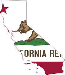 Most mexican flags used in california at the time were civil flags that did not have the eagle. File Flag Map Of California Svg Wikimedia Commons