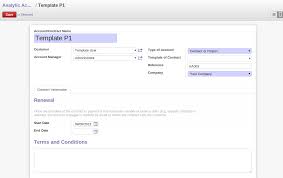 putting analytic accounts in place