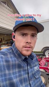 Snow Construction: Installing a Plow to My Mower Part 1