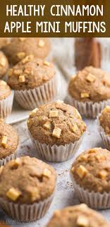 Healthy Cinnamon Apple Mini Muffins Apple Dessert Recipes Mini Muffins Healthy Apple Muffins Healthy