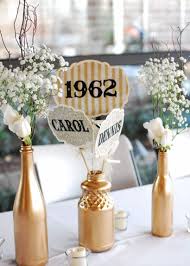 15 Ways To Decorate Your Wedding With Wine Bottles Rustic Wedding Chic 50th Wedding Anniversary Decorations 50th Anniversary Table Decorations Wedding Anniversary Centerpieces