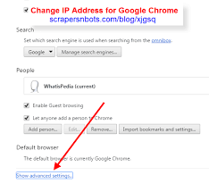 Chrome Browser Advanced Settings Text Link Ip Address Browser Proxy Server