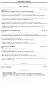 Cinema Manager Resume Sample Mintresume