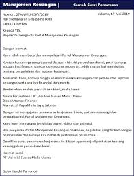 Contoh Surat Penawaran Harga Barang Jasa Dan Kerjasama