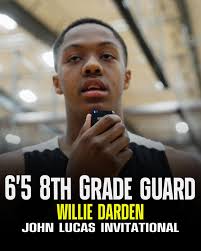 Skill, size, athleticism, can guard multiple positions. Elite footwork ,  great passing ability. 6'5 8th grader Willie Darden Who does he remind you  of?