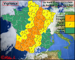 6medias , publié le mercredi 12 août 2020 à 07h25. Alerte Meteo Vigilance Orange Violents Orages Montceau News L Information De Montceau Les Mines Et Sa Region