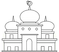 Buah hewan masjid pemandangan rumah dan cara mewarnai. Tema Gambar Mewarnai Ramadhan Ceria 2021