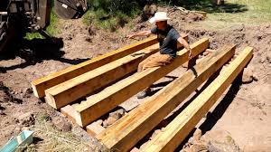 Maybe you would like to learn more about one of these? How To Build A Bridge Over A Creek For A Tractor 4 Youtube